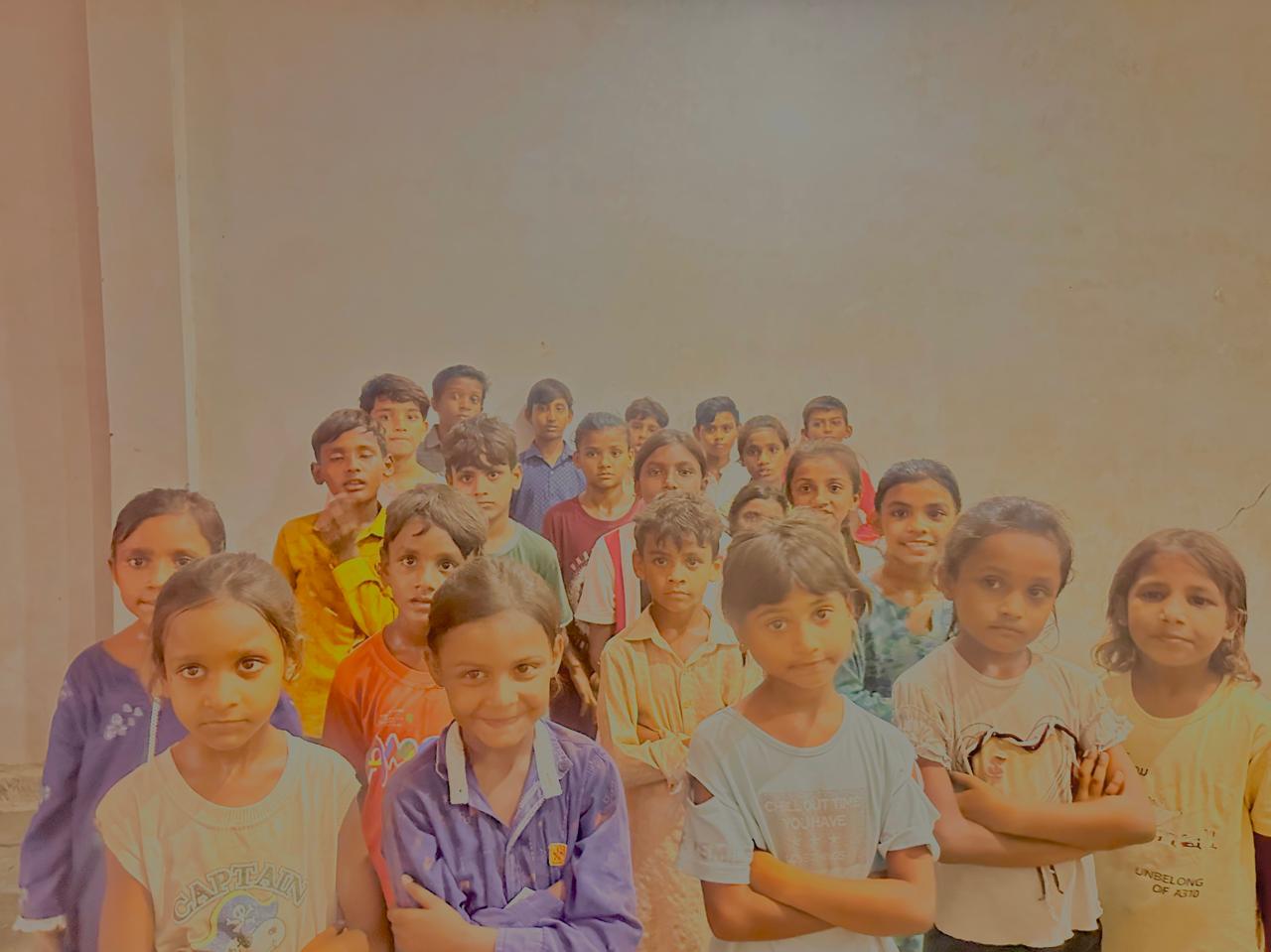 Children at the Lahore home in Pakistan
